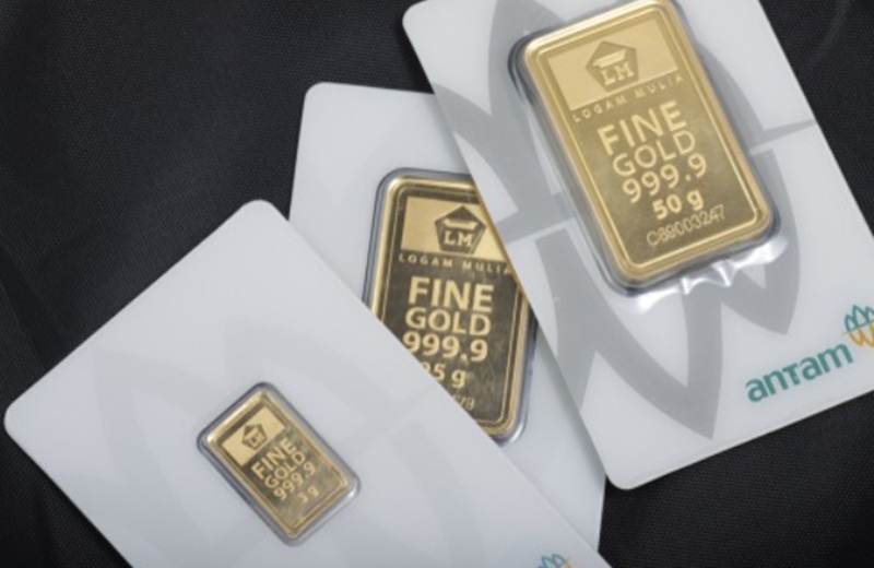 harga emas antam stabil